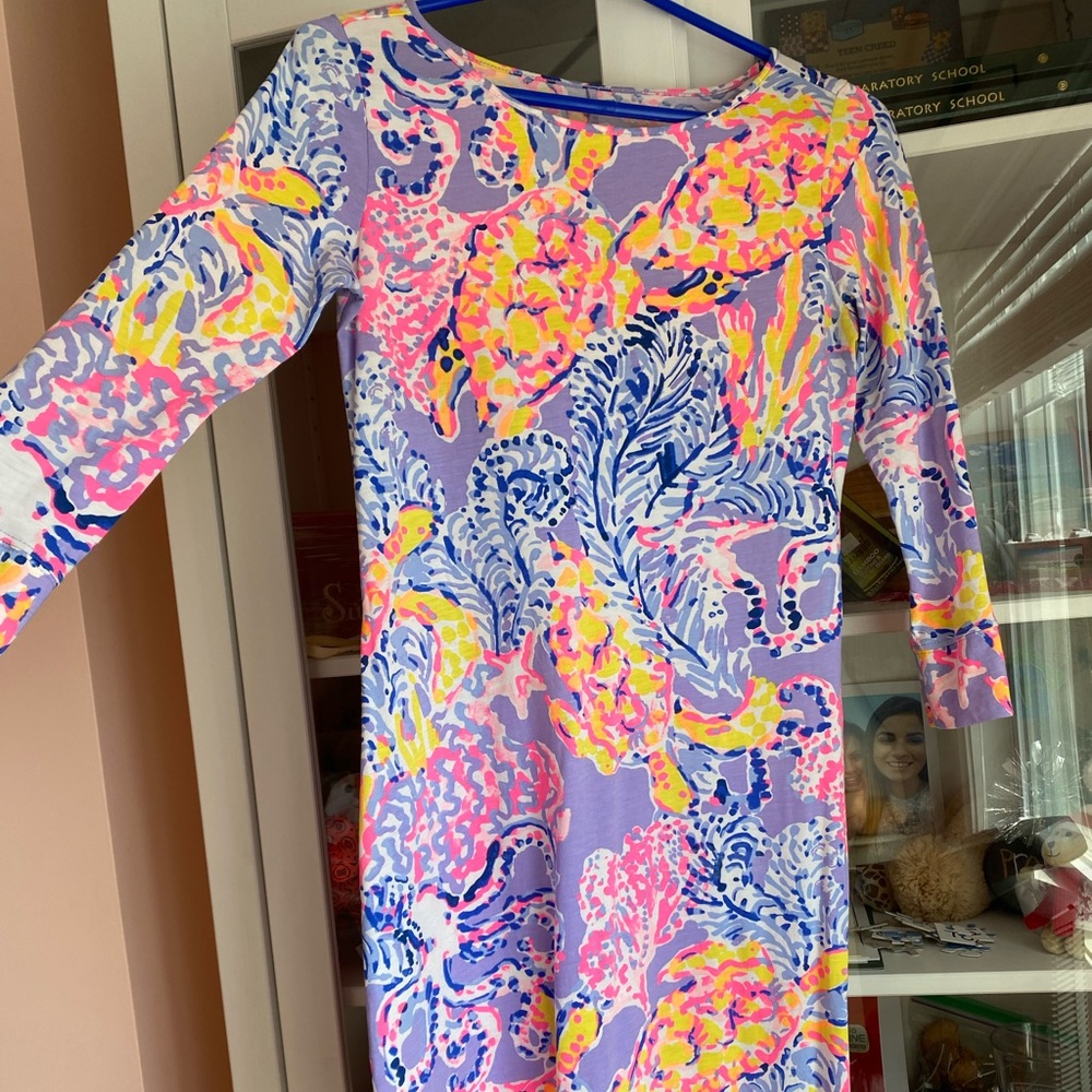 WORN ONCE 3/4 sleeve Lily Pulitzer dress